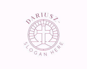 Religious Christian Cross Logo