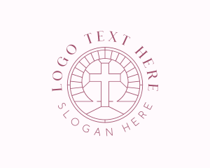 Chapel - Religious Christian Cross logo design