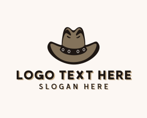 Sheriff - Western Cowboy Hat logo design