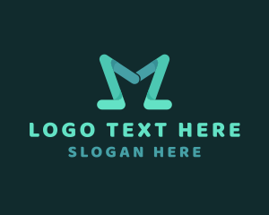 Trade - Digital Marketing Letter M logo design