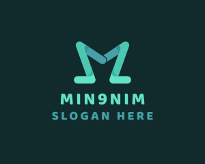 Firm - Digital Marketing Letter M logo design