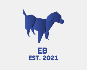 Etsy - Blue Dog Origami logo design