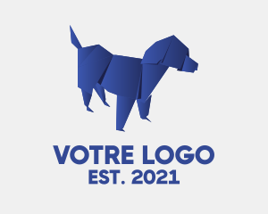 Etsy - Blue Dog Origami logo design