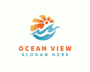 Summer Ocean Resort logo design