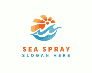 Summer Ocean Resort logo design