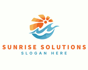 Summer Ocean Resort logo design