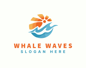 Summer Ocean Resort logo design