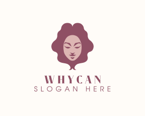 Hair Bun - Beauty Woman Hair Stylist logo design