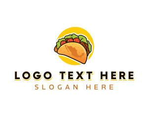 Taco - Mexican Taco Food logo design