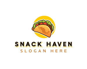 Mexican Taco Food logo design