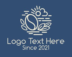 Pour Over - Coffee Farm Plantation logo design