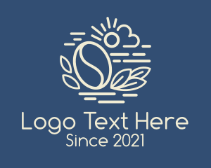 Keto Coffee - Coffee Farm Plantation logo design