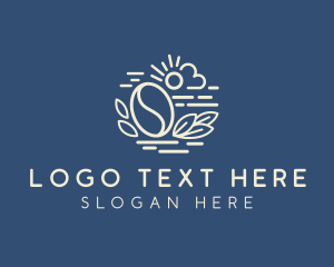 Minimalist - Coffee Farm Plantation logo design