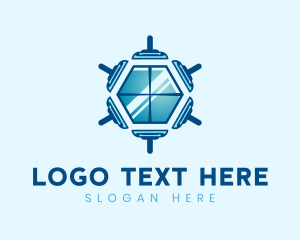Window - Window Cleaning Squeegee logo design
