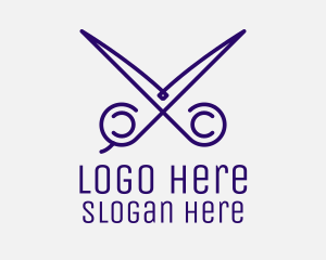 Barber - Hairdresser Hair Salon logo design