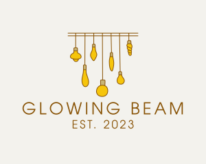 Decorative Light Bulb logo design