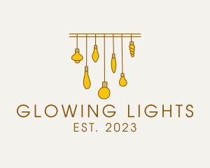 Decorative Light Bulb logo design