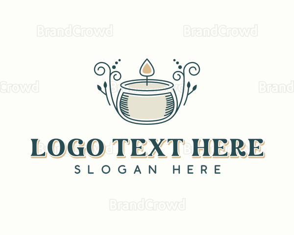 Aromatherapy Scented Candle Logo