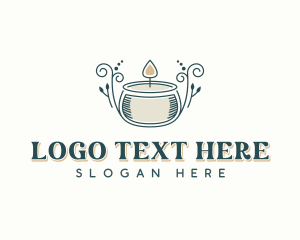 Souvenir - Aromatherapy Scented Candle logo design