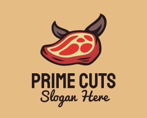 Steak - Pork Steak Dog logo design