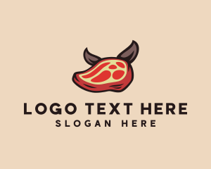 Pork Steak Dog logo design