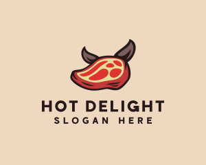 Pork Steak Dog logo design