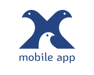 Pigeon Family Bird Logo