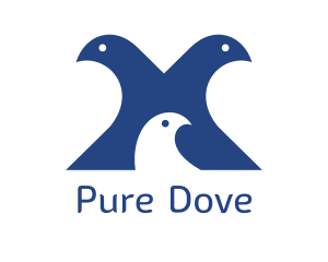 Pigeon Family Bird logo design