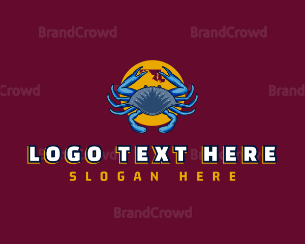 Seafood Crab Maryland Logo