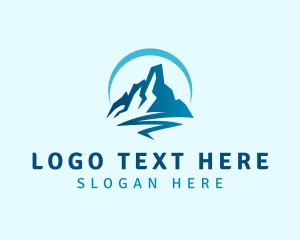 Travel - Mountain Peak Travel logo design