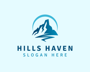 Mountain Peak Travel logo design