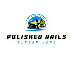 Car Wash Detailing logo design