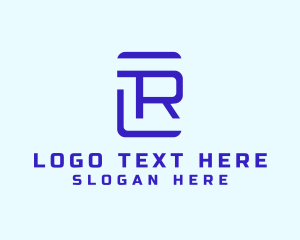 Modern Cyber Business Letter LR Logo