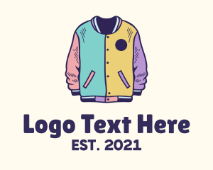 College - Colorful Varsity Jacket logo design