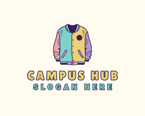 Varsity Jacket Apparel Clothing  logo design