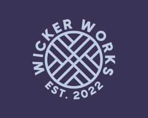 Wicker - Artisanal Jute Textile logo design