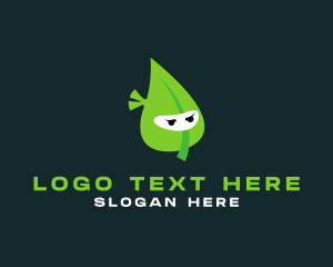 Eco Leaf Ninja  Logo