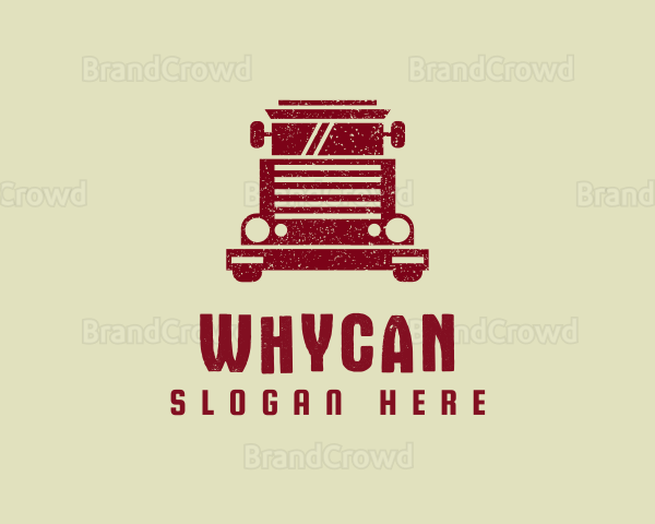 Truck Logistics Transport Logo