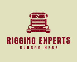 Truck Logistics Transport logo design