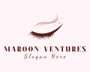 Maroon - Beauty Eyelash Perm Salon logo design
