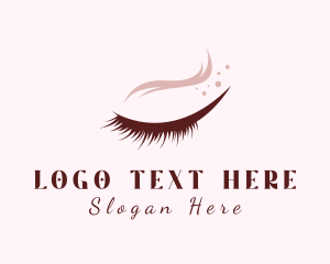 Beauty Vlogger - Beauty Eyelash Perm Salon logo design