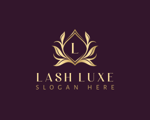 Luxury Floral Leaves logo design