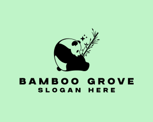 Bamboo - Wildlife Panda Bamboo logo design