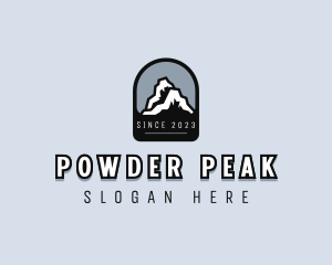 Summit Mountain Peak logo design