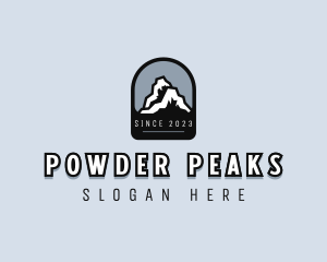 Summit Mountain Peak logo design