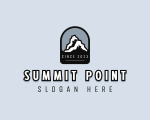 Summit Mountain Peak logo design