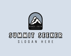 Summit Mountain Peak logo design