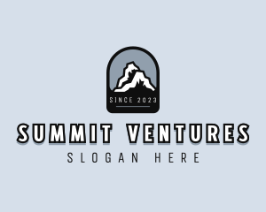 Summit Mountain Peak logo design