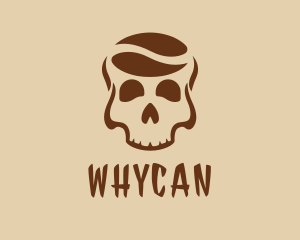 Coffee Farm - Skull Coffee Bean logo design