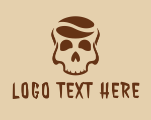 Skull - Skull Coffee Bean logo design